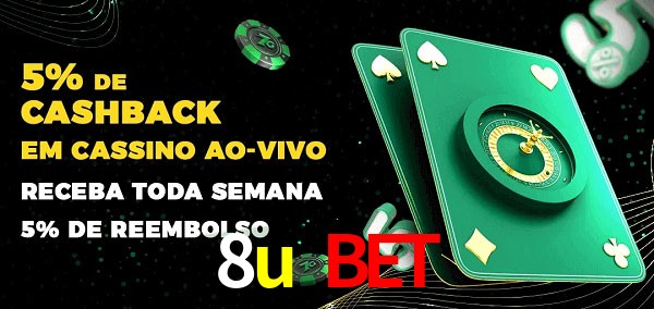 Promoções do cassino ao Vivo 8u bet